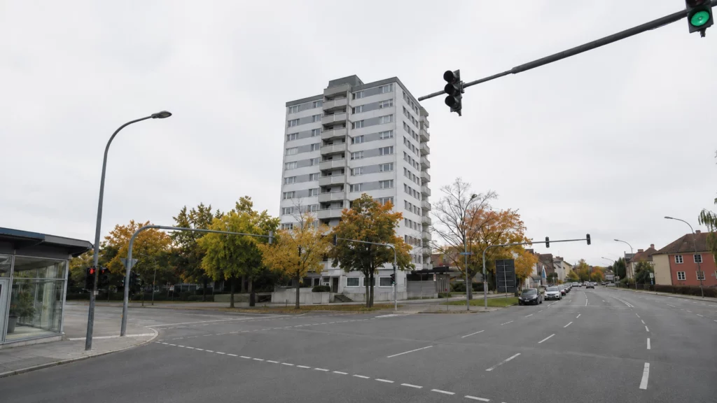 Hochhaus in der Justus-Liebig-Straße in Bayreuth
